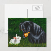 Het Oog van Pasen aan Oog - de Hond van de Tekkel Feestdagenkaart (Voorkant / Achterkant)