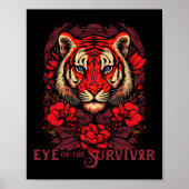 Het oog van sikkelceloverlevende sterke sikkelcel poster (Voorkant)