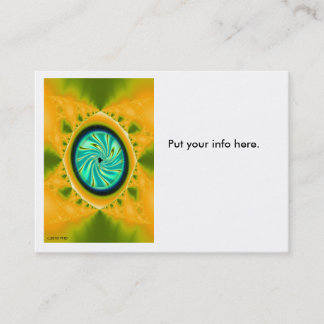 "Het oog"..visitekaartje Visitekaartje