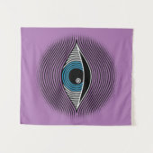 Het oog wandtapijt wandkleed (Voorkant (horizontaal))