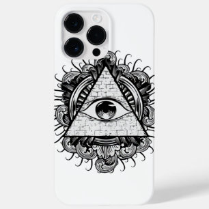 Het oog ziet allemaal Illuminati Case-Mate iPhone 14 Pro Max Hoesje