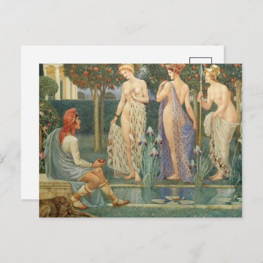 Het oordeel van Parijs | Walter Crane Briefkaart (Voorkant / Achterkant)