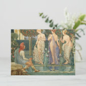 Het oordeel van Parijs | Walter Crane Kaart (Staand voorkant)