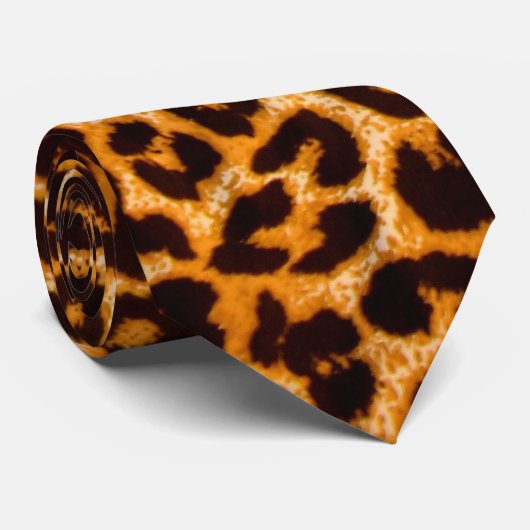 Het oorspronkelijke Cheetah-Stropdas voor het wild Stropdas (Opgerold)