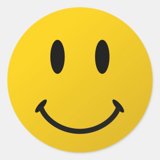 Het oorspronkelijke gezicht ronde sticker (Voorkant)