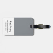 Het oorspronkelijke Man van staal Bagagelabel (Achterkant horizontaal)