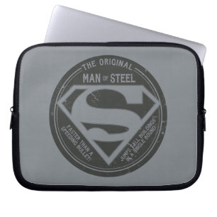 Het oorspronkelijke Man van staal Laptop Sleeve