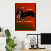 Het oorspronkelijke Poster van de Lowrider (Thuiskantoor)