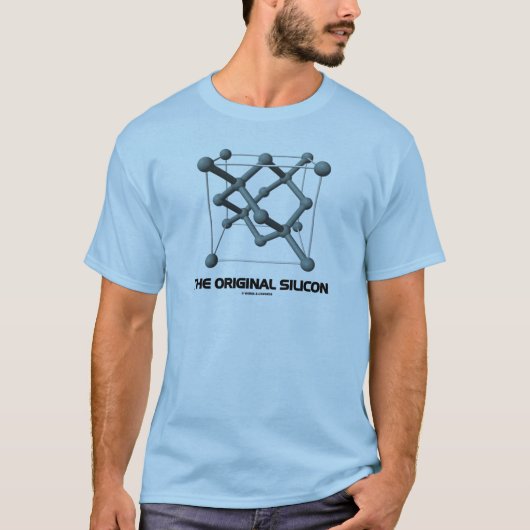 Het oorspronkelijke silicium (Silicon Chemical Str T-shirt (Voorkant)