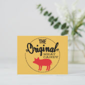 Het oorspronkelijke Snoep vlees Briefkaart (Staand voorkant)