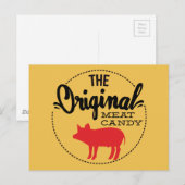 Het oorspronkelijke Snoep vlees Briefkaart (Voorkant / Achterkant)