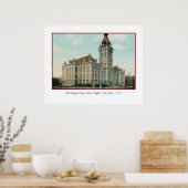 Het oorspronkelijke stadhuis in Buffalo-Poster Poster (Keuken)
