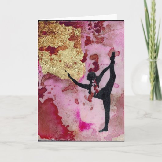 Het oorspronkelijke Wenskaart van het Meisje van Kaart (Voorkant)