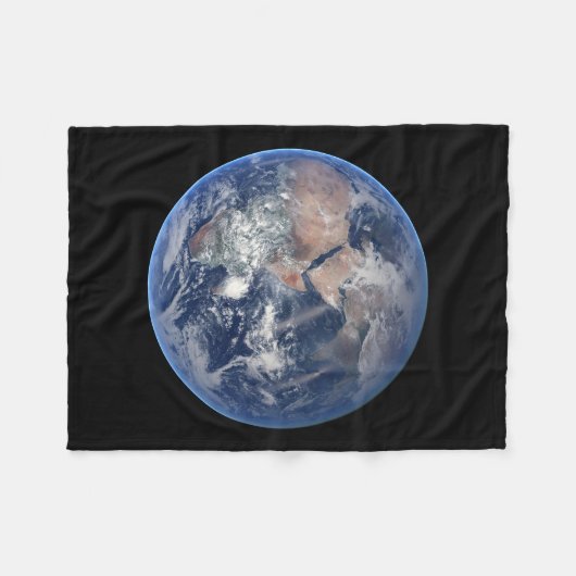 Het oostelijk halfrond op planeet Aarde. Fleece Deken (Voorkant (Horizontaal))