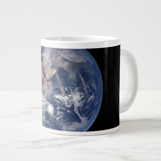 Het oostelijk halfrond op planeet Aarde. Grote Koffiekop (Voorkant rechts)