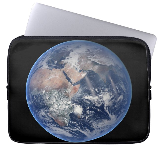 Het oostelijk halfrond op planeet Aarde. Laptop Sleeve (Voorkant)