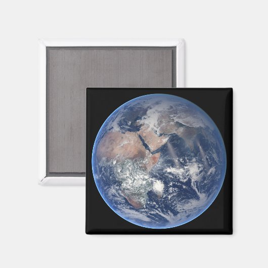 Het oostelijk halfrond op planeet Aarde. Magneet (Voorkant / Achterkant)