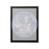 Het oostelijk halfrond op planeet Aarde. Notitieblok (Linkerzijde)