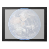 Het oostelijk halfrond op planeet Aarde. Notitieblok (Voorkant)