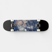 Het oostelijk halfrond op planeet Aarde. Persoonlijk Skateboard (Horizontaal)
