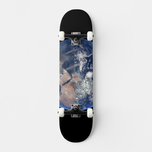 Het oostelijk halfrond op planeet Aarde. Persoonlijk Skateboard (Voorkant)