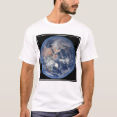 Het oostelijk halfrond op planeet Aarde. T-shirt (Voorkant)