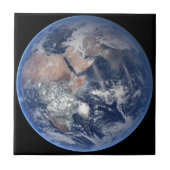 Het oostelijk halfrond op planeet Aarde. Tegeltje (Voorkant)