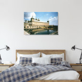 Het oostelijk klooster canvas afdruk (Insitu (Slaapkamer))