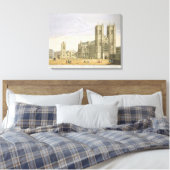 Het oostelijk perspectief van de Abbey van St. Pet Canvas Afdruk (Insitu (Slaapkamer))