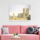 Het oostelijk perspectief van de Abbey van St. Pet Canvas Afdruk (Insitu (Woonkamer))