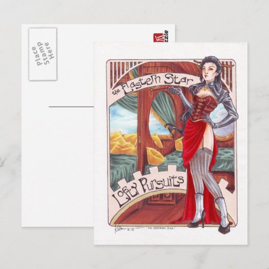 Het oostelijke Star-briefkaart Briefkaart (Voorkant / Achterkant)