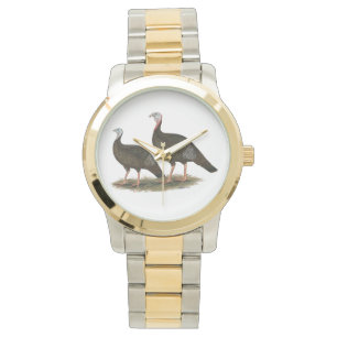Het Oostelijke Wilde Paar van kalkoenen Horloge