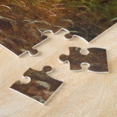 Het oosten in het avondlicht - Albert Rieger Legpuzzel (Zijkant)