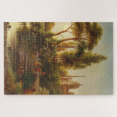 Het oosten in het avondlicht - Albert Rieger Legpuzzel (Horizontaal)