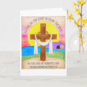 Het oosten komt uit het westen van Pasen Kaart (Gele Bloem)