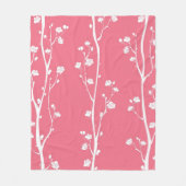 Het oosterse patroon van de pruimbloesem fleece deken (Voorkant)