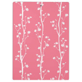 Het oosterse patroon van de pruimbloesem klembord (Achterkant)