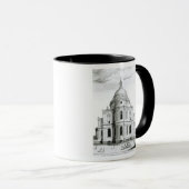 Het oostperspectief van de kathedraal van St. Paul Mok (Voorkant rechts)
