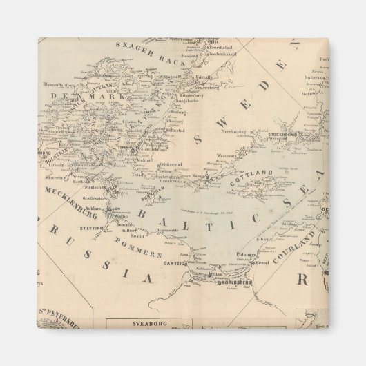 Het Oostzee-Zee Magneet (Voorkant)