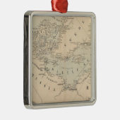 Het Oostzee-Zee Metalen Ornament (Rechts)