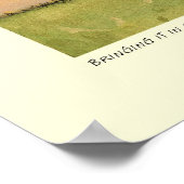 Het op een vleugel en een gebed zetten poster (Hoek)