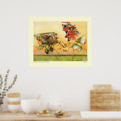 Het op een vleugel en een gebed zetten poster (Keuken)