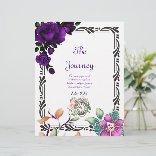 Het op reis gerichte document (Staand voorkant)