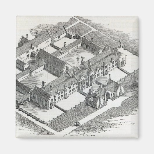 Het op te richten Union Workhouse Magneet (Voorkant)
