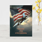 Het Opdragen van de Luchtmacht Wenskaart Kaart (Gele Bloem)