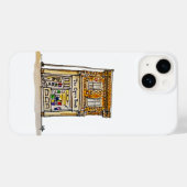 Het open boek Case-Mate iPhone case (Achterkant (horizontaal))