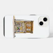 Het open boek iPhone hoesje (Achterkant horizontaal)