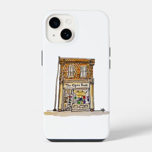 Het open boek iPhone hoesje (Achterkant)