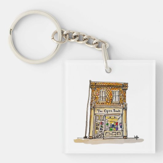 Het open boek sleutelhanger (Voorkant)