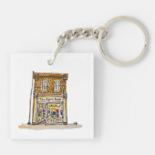 Het open boek sleutelhanger (Achterkant)